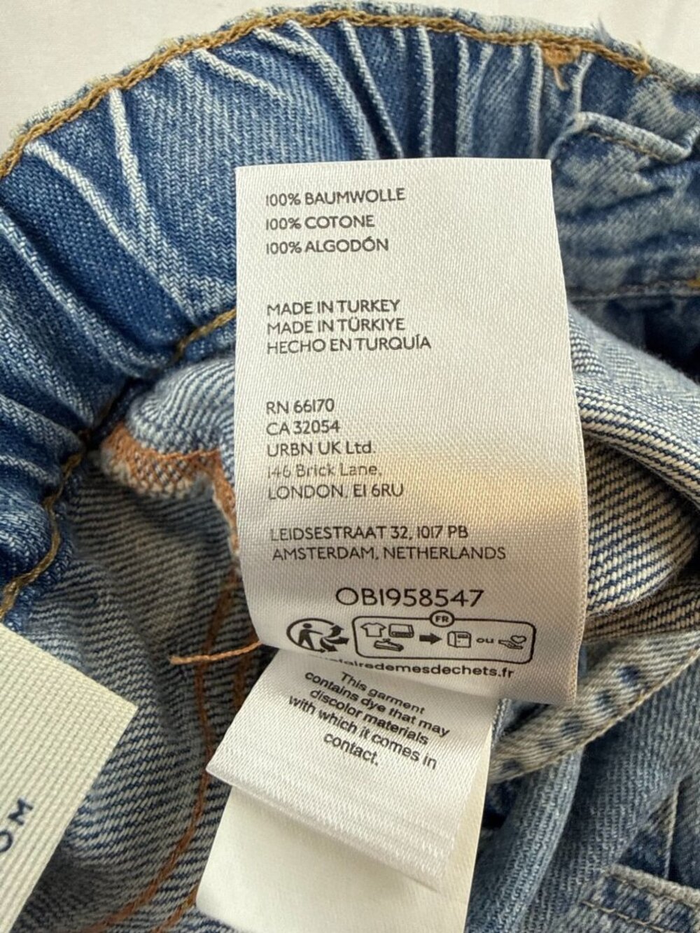 FREE PEOPLE WE THE FREE DRIZZLE CRVY OUTLAW WIDE LEG JEANS SZ S - Picture 9 of 15